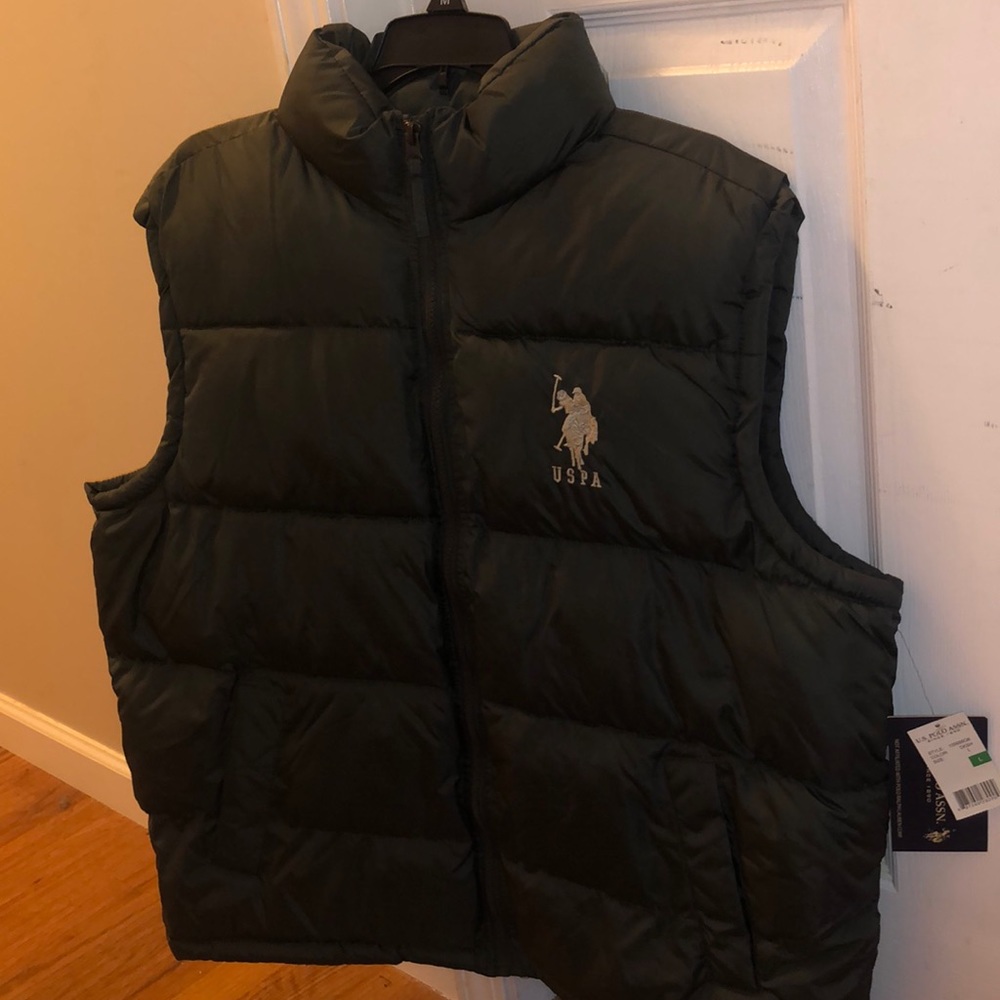 U.S. Polo Assn. Large Gray Vest